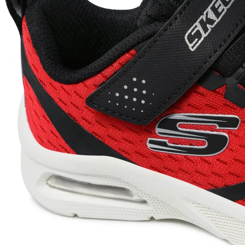 SKECHERS Boys Microspec Max Trainer - Red/Black