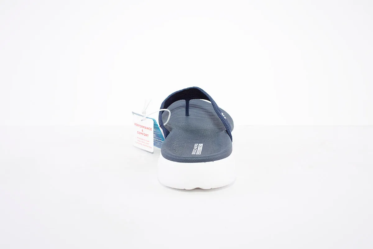 SKECHERS - ON THE GO 600 SUNNY TOE-POST MULE - NAVY