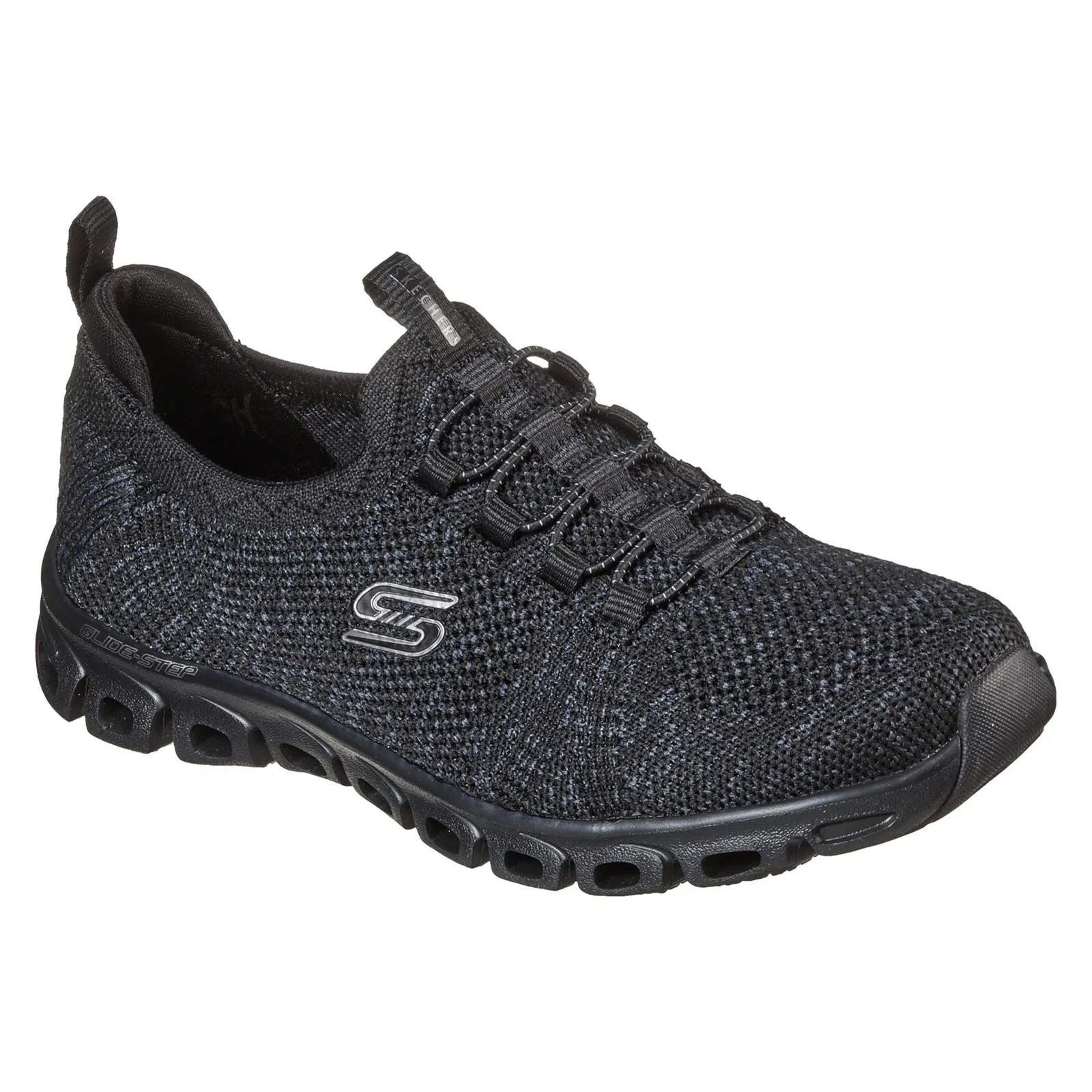 Skechers Women's Glide Step Grand Flash Shoe in Black