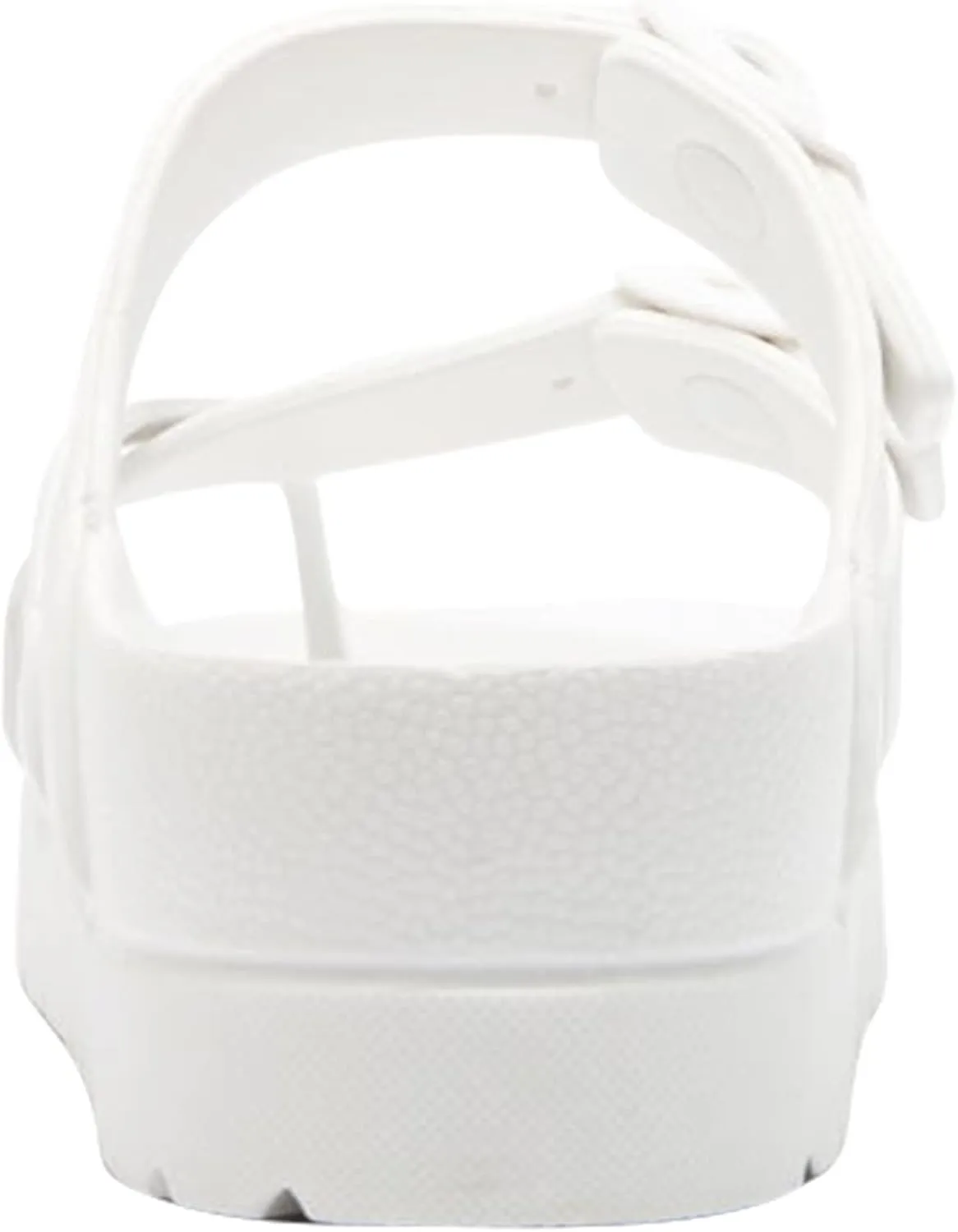 SOBEYO Women's Strappy Platform Sandals Ring Toe Double Buckles Slip On Flatform Shoes