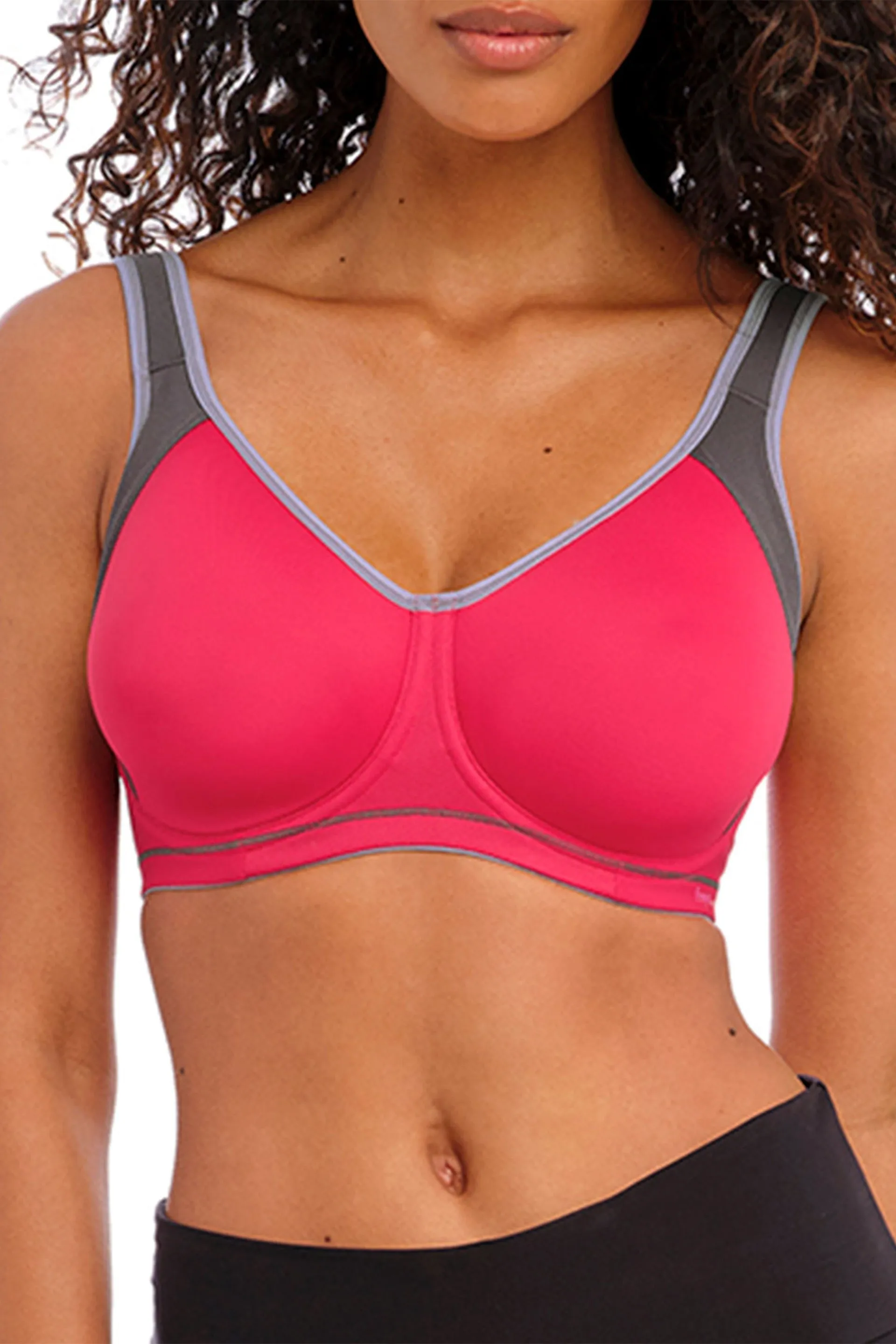 Sonic Carbon Sports Bra Hot Crimson