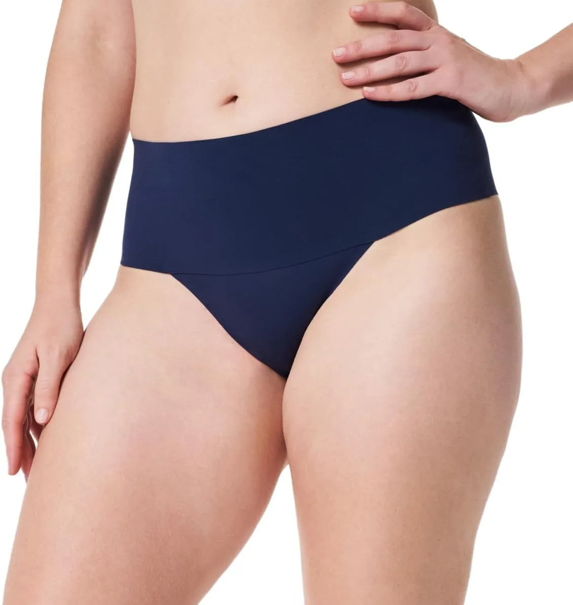 SPANX Undie-Tectable Thong - Comfortable Core Control - Invisible Shapewear Thong - Women's No Show Thong Underwear