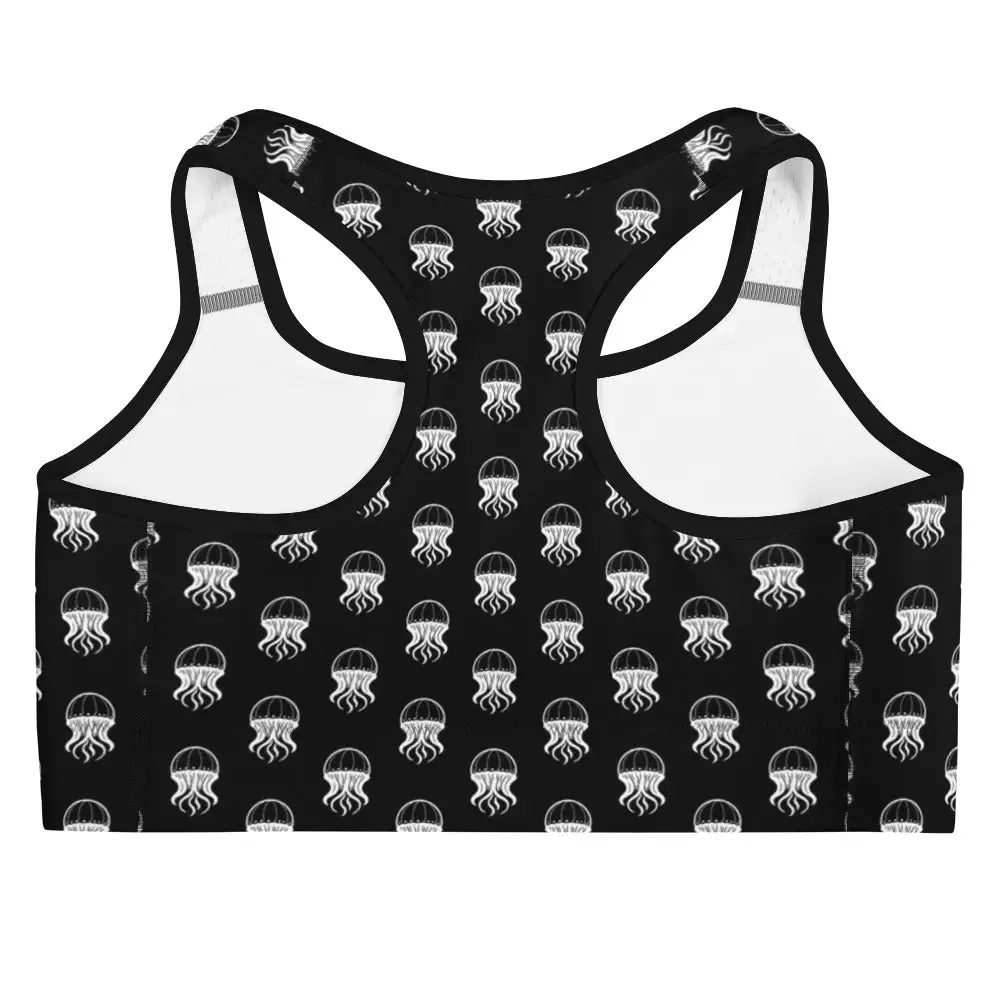 Sports Bra - Jellyfish Invaders
