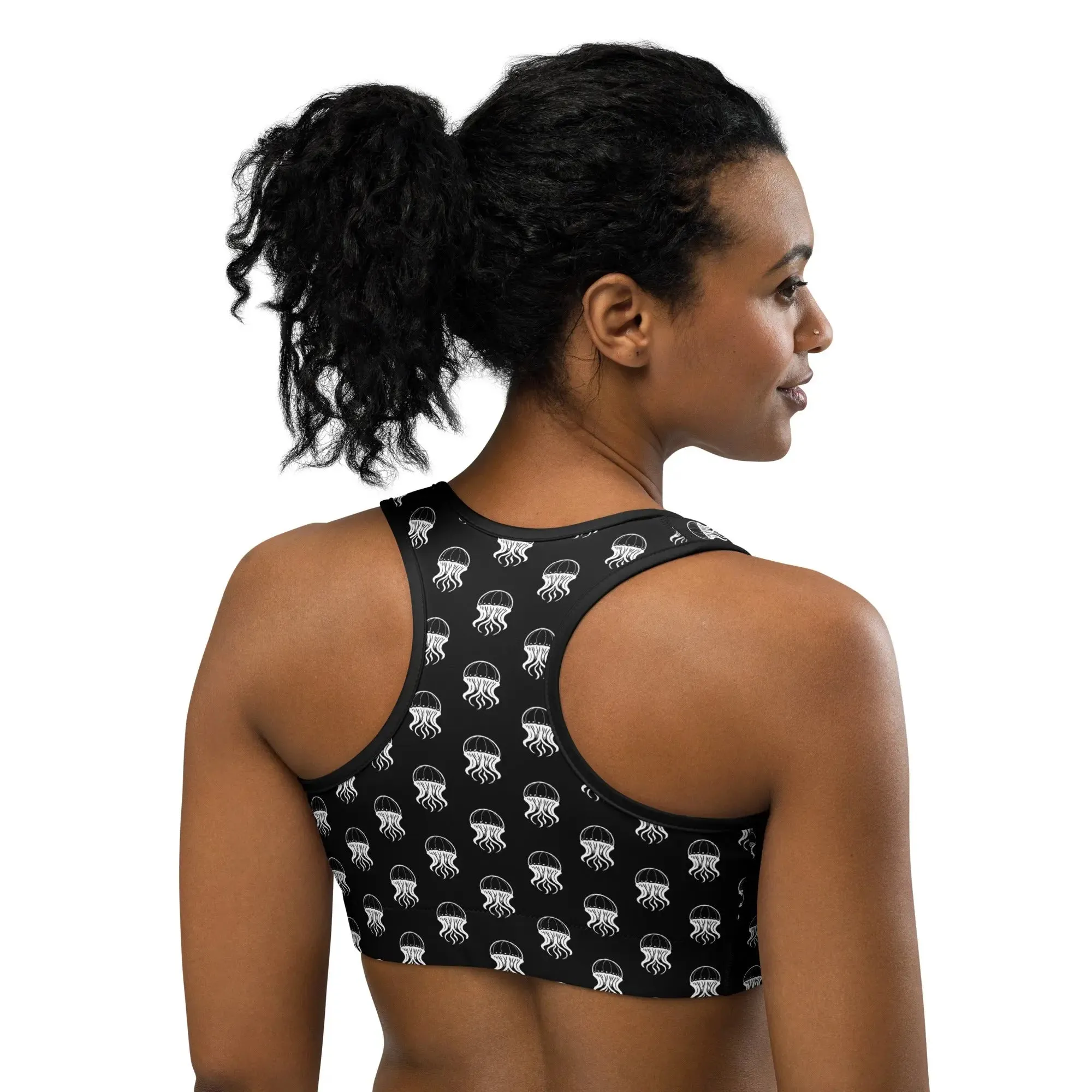 Sports Bra - Jellyfish Invaders
