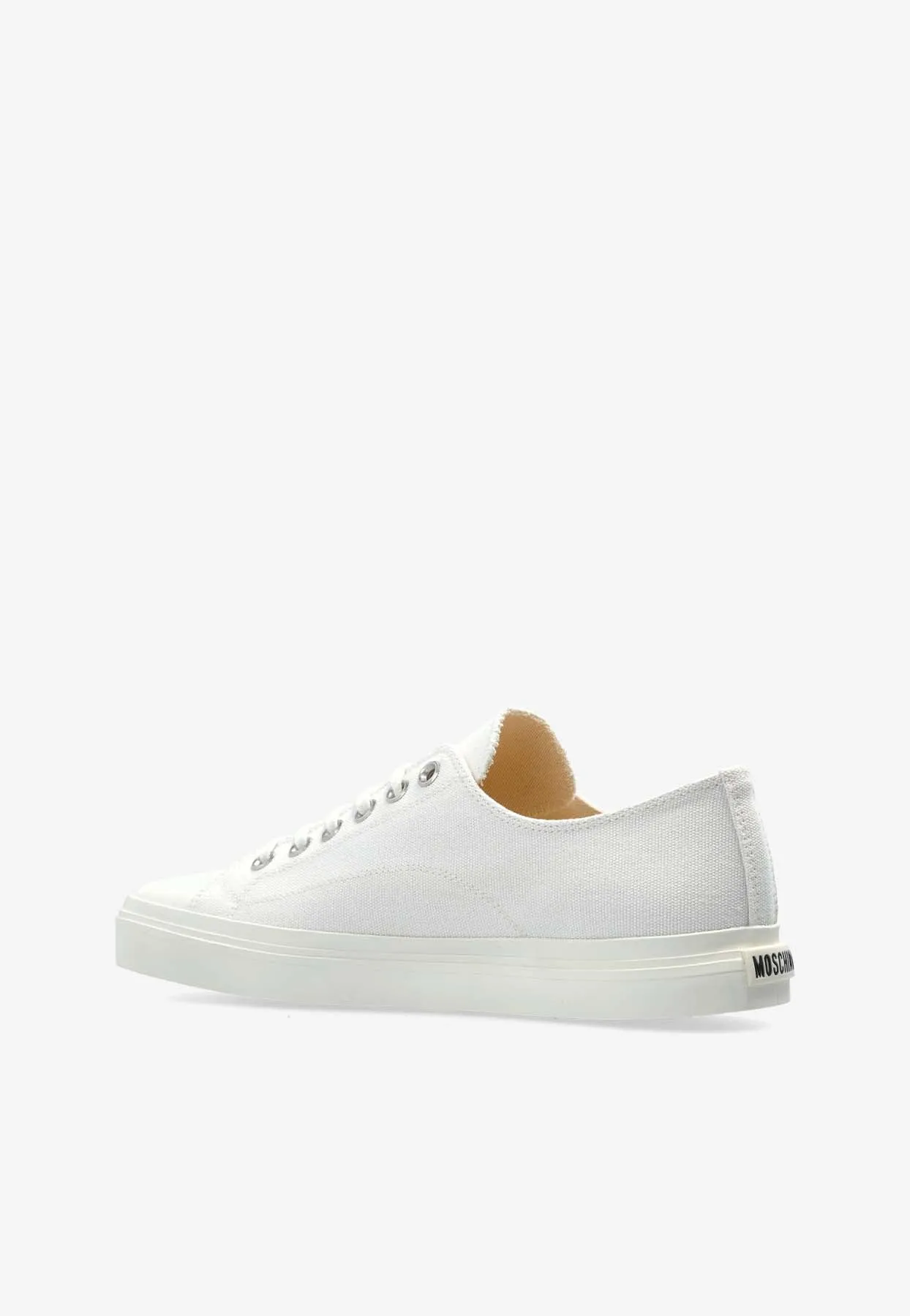 Square-Toe Canvas Sneakers