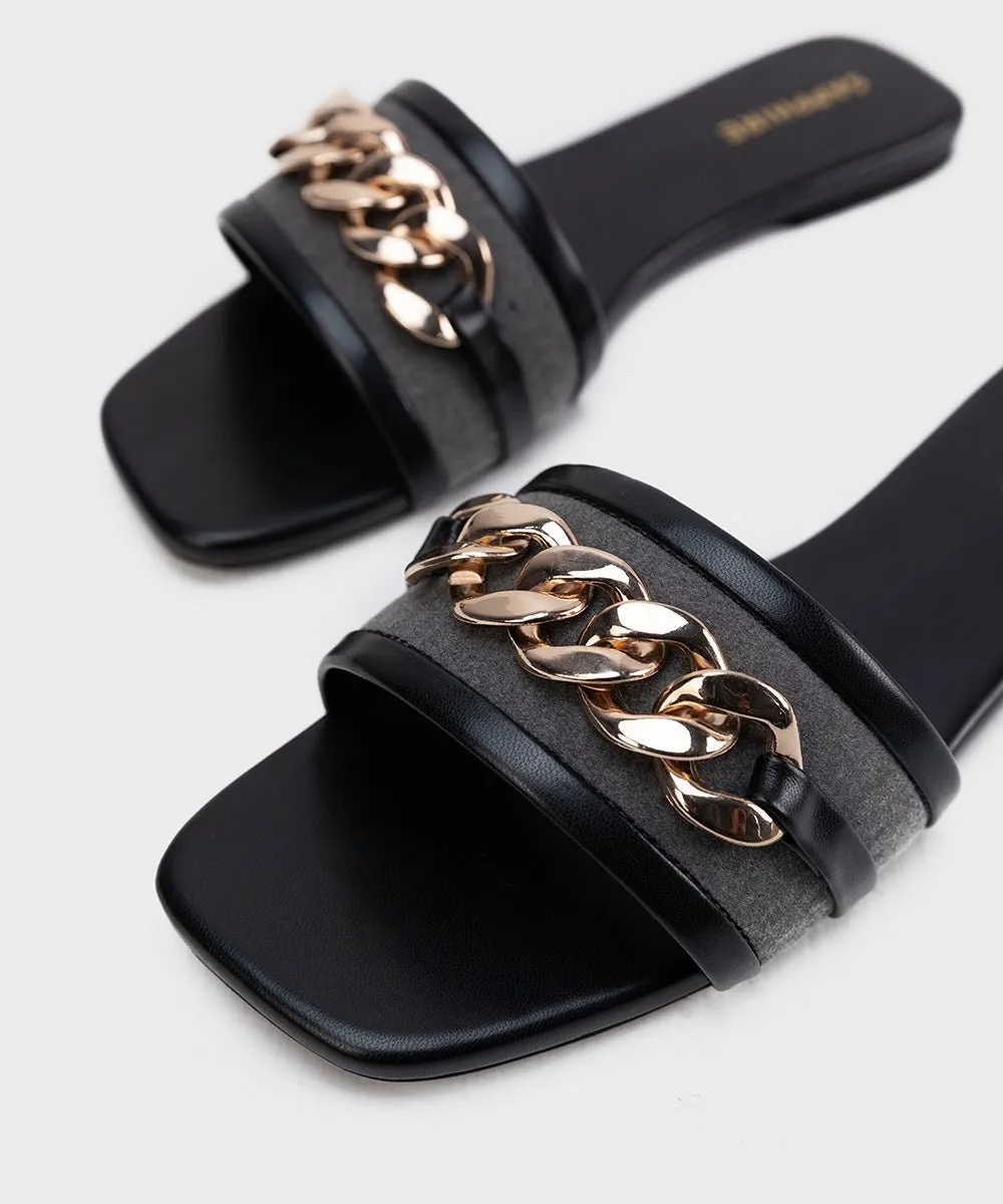Square Toe Flats