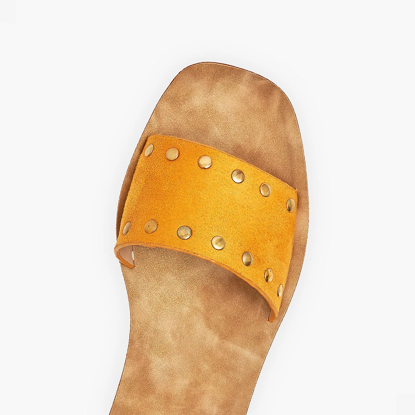 Suede Slides