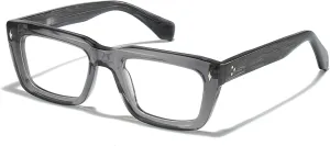 Sutton Retro Rectangle Acetate Thick Glasses Frame Prescription Optical Eyewear for Women Men 53-21-148mm