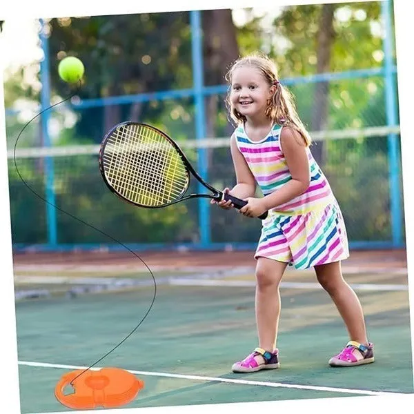 Tennis Trainer Rebound Ball with String Self Tennis Ball with String Solo Tennis Trainer Set Cricket Trainer Rebound Ball with Rope Fill Sand Water