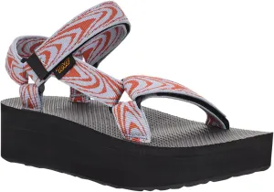 Teva Women's Flatform Universal Sport Sandal, Swerve Light Blue, 9