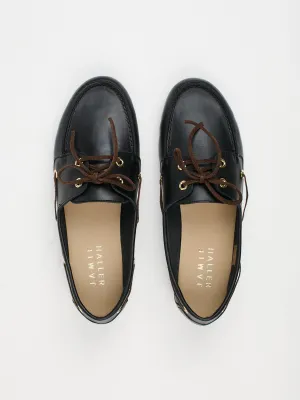 The Boat Loafer in Black