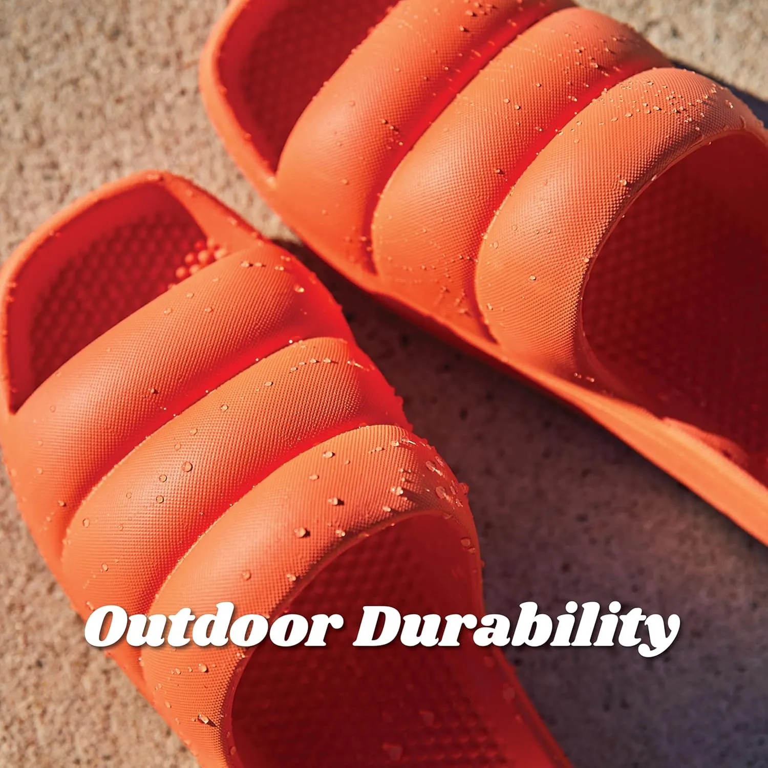 totes Women's Everywear Puffy Slide Sandal