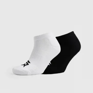 Trainer Socks 2Pcs (Black   White)