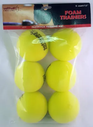 Trainers Last-minute opportunity Softballs Training Great deal (6 Balls): Foam 0305 Softball Excellence