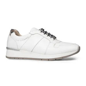 Van Dal 'Reydon' Wedge Lace Up Trainers - White Leather