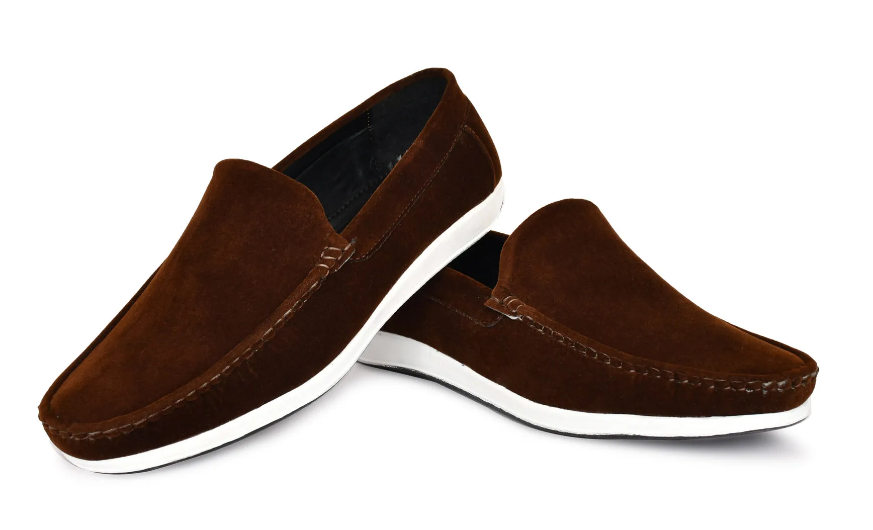 Velvet Classic Pull-on Loafer for Men  Coffee