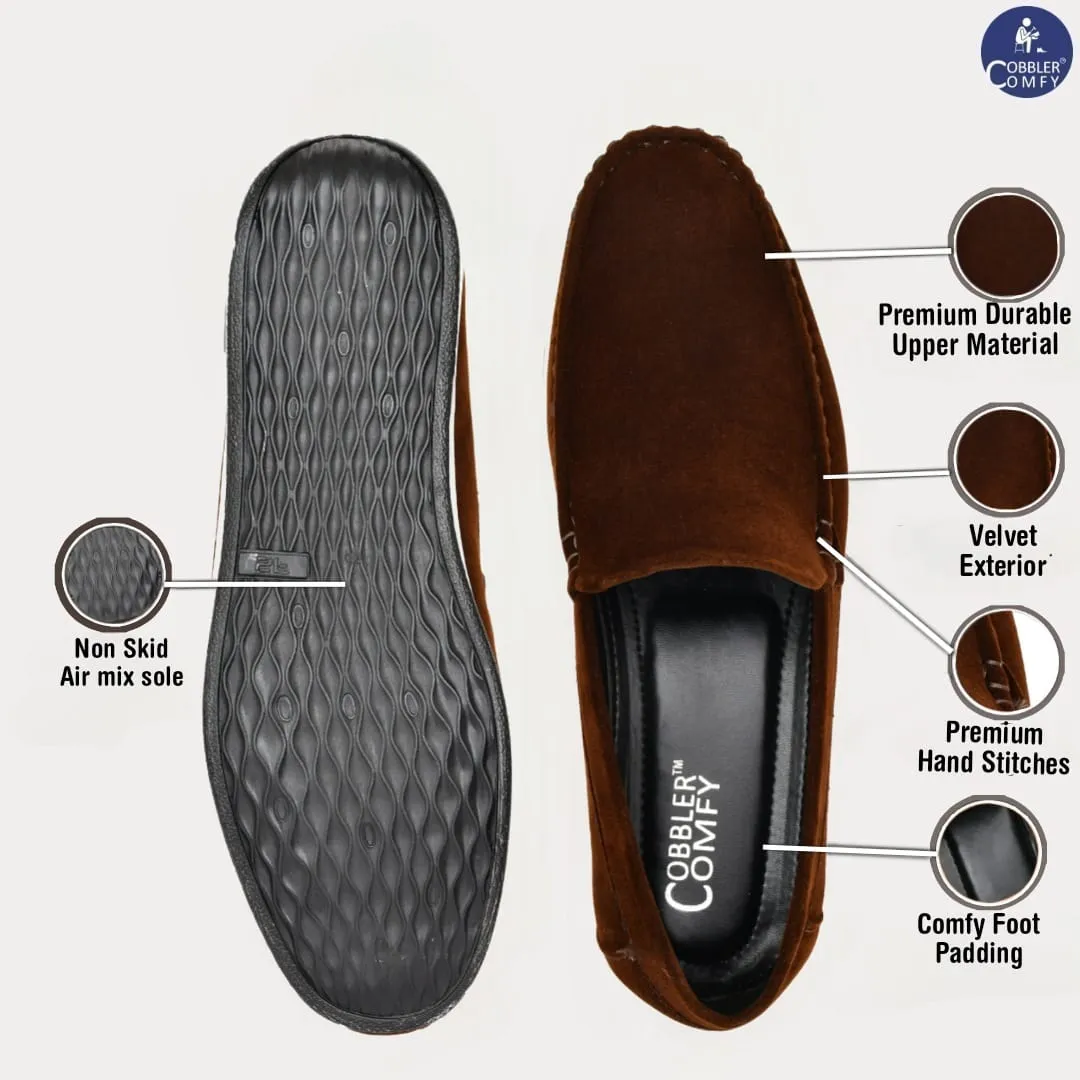 Velvet Classic Pull-on Loafer for Men  Coffee