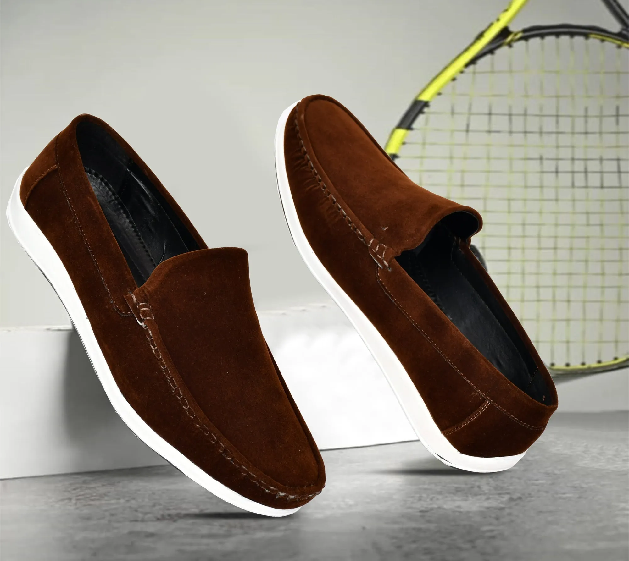 Velvet Classic Pull-on Loafer for Men  Coffee