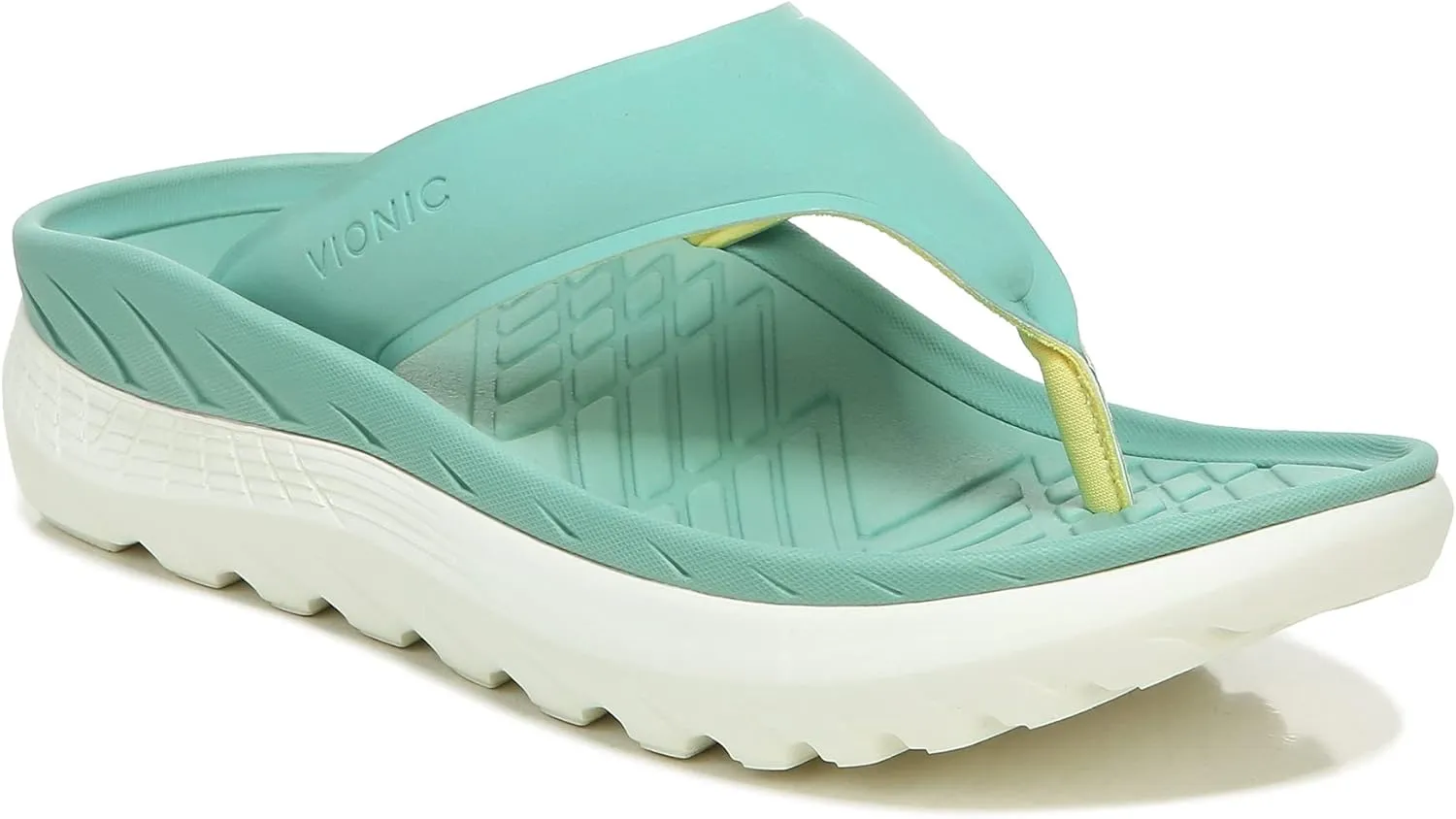 Vionic All Gender Blissful Restore Recovery Sandal- Supportive Toe-Post Flip Flops That Include Three-Zone Comfort with Orthotic Insole Arch Support,Recovery Sandals for Women and Men