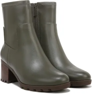 Vionic Women's Whistler Ronan Stretchy Waterproof Ankle Boot-Supportive Ladies Block Heel Boots That Include Three-Zone Comfort with Orthotic Insole Arch Support, Medium Fit Sizes 5-11