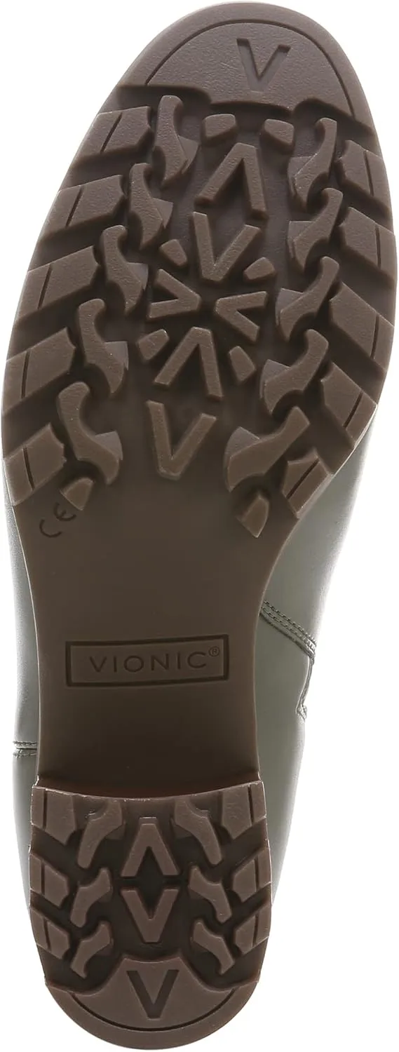 Vionic Women's Whistler Ronan Stretchy Waterproof Ankle Boot-Supportive Ladies Block Heel Boots That Include Three-Zone Comfort with Orthotic Insole Arch Support, Medium Fit Sizes 5-11