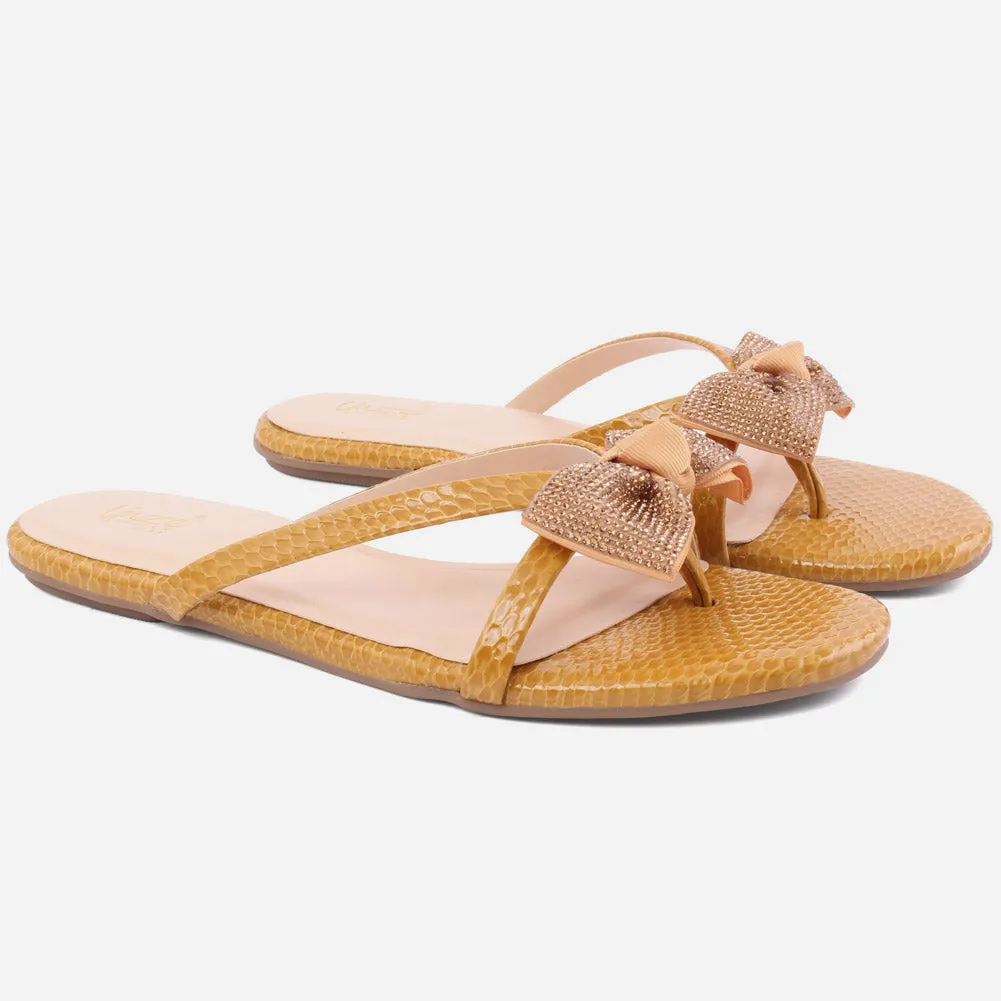 Women "Najwa" Flat Evening Slipers
