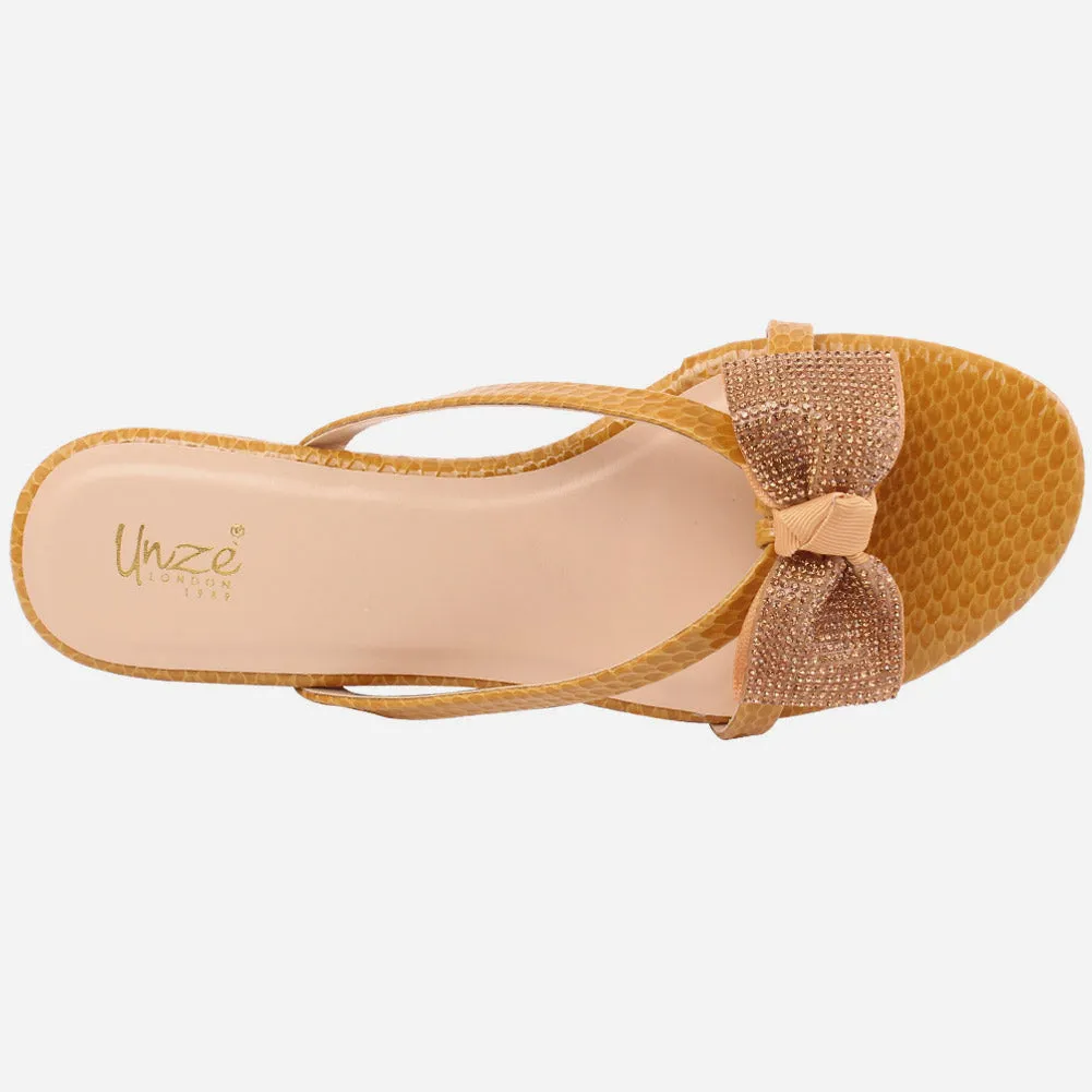 Women "Najwa" Flat Evening Slipers