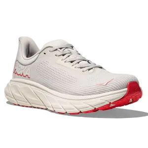 Womens Hoka Arahi 7 Wide in Cosmic Grey/Ruby Red
