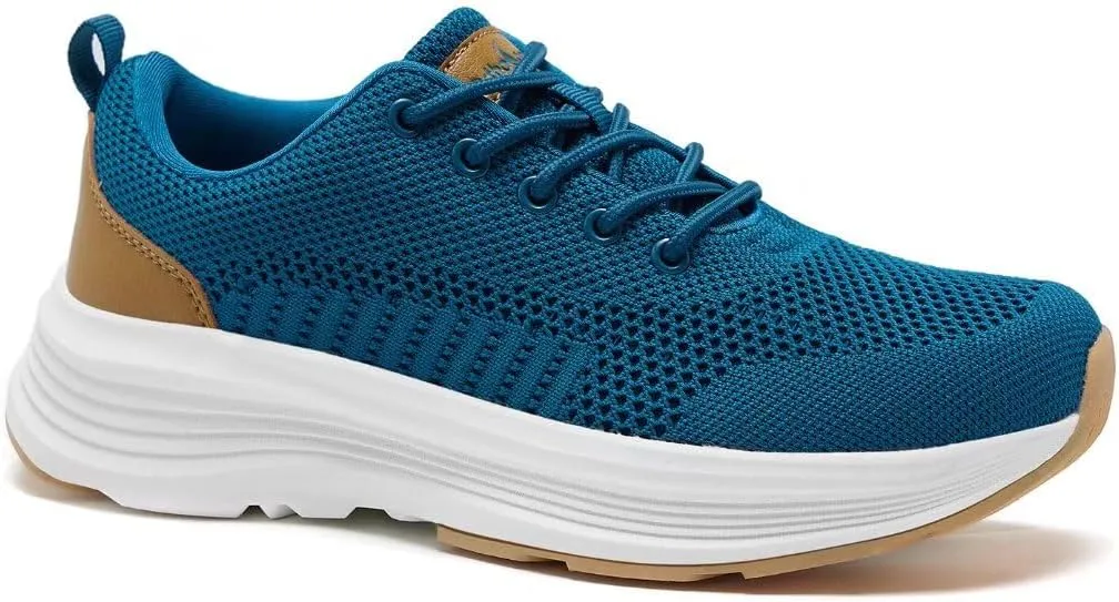 Women's Orthopedic Fashion Sneakers for Plantar Fasciitis: Flat Feet Supportive Cushioned Walking Shoes with Arch Support, Orthotic Soft Casual Sneakers for Ankle and Foot Pain Relief