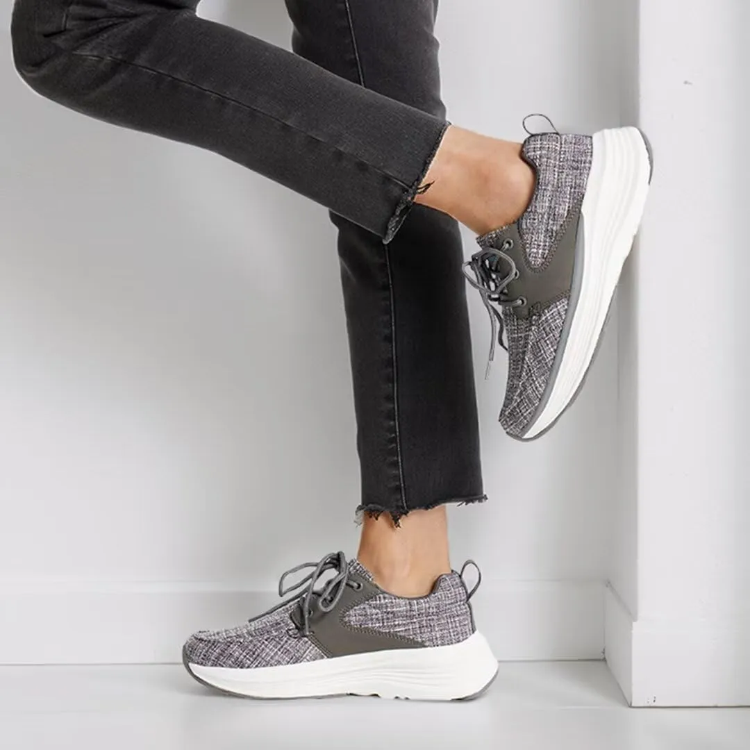 Women's Orthopedic Fashion Sneakers for Plantar Fasciitis: Flat Feet Supportive Cushioned Walking Shoes with Arch Support, Orthotic Soft Casual Sneakers for Ankle and Foot Pain Relief