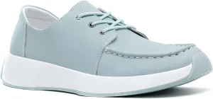 Women's Orthopedic Leather Dress Walking Shoes: Casual Sneakers with Arch Support for Plantar Fasciitis, Comfortable Supportive Shoes with Orthotic Insoles for Foot and Heel Pain