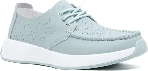 Women's Orthopedic Leather Dress Walking Shoes: Casual Sneakers with Arch Support for Plantar Fasciitis, Comfortable Supportive Shoes with Orthotic Insoles for Foot and Heel Pain