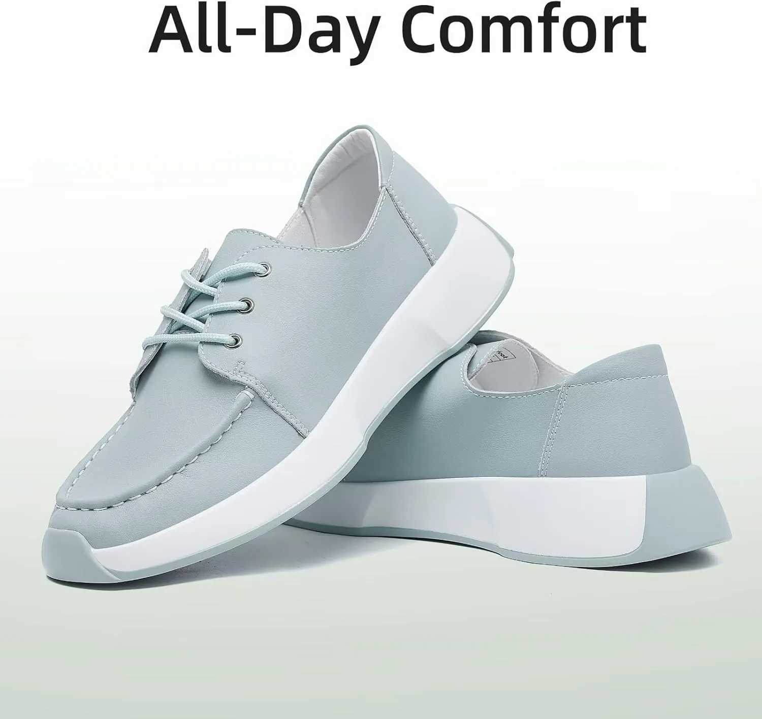 Women's Orthopedic Leather Dress Walking Shoes: Casual Sneakers with Arch Support for Plantar Fasciitis, Comfortable Supportive Shoes with Orthotic Insoles for Foot and Heel Pain