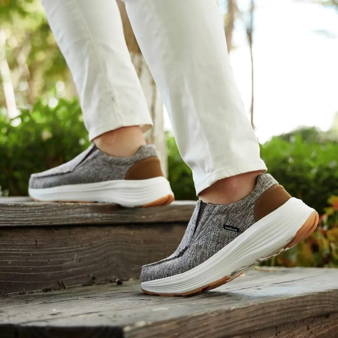 XPACS Orthopedic Comfortable Fashion Sneakers for Mens, Casual Arch Support Walking Shoes for Plantar Fasciitis, Cushion Supportive Orthotic Shoes for Foot and Heel Pain Relief