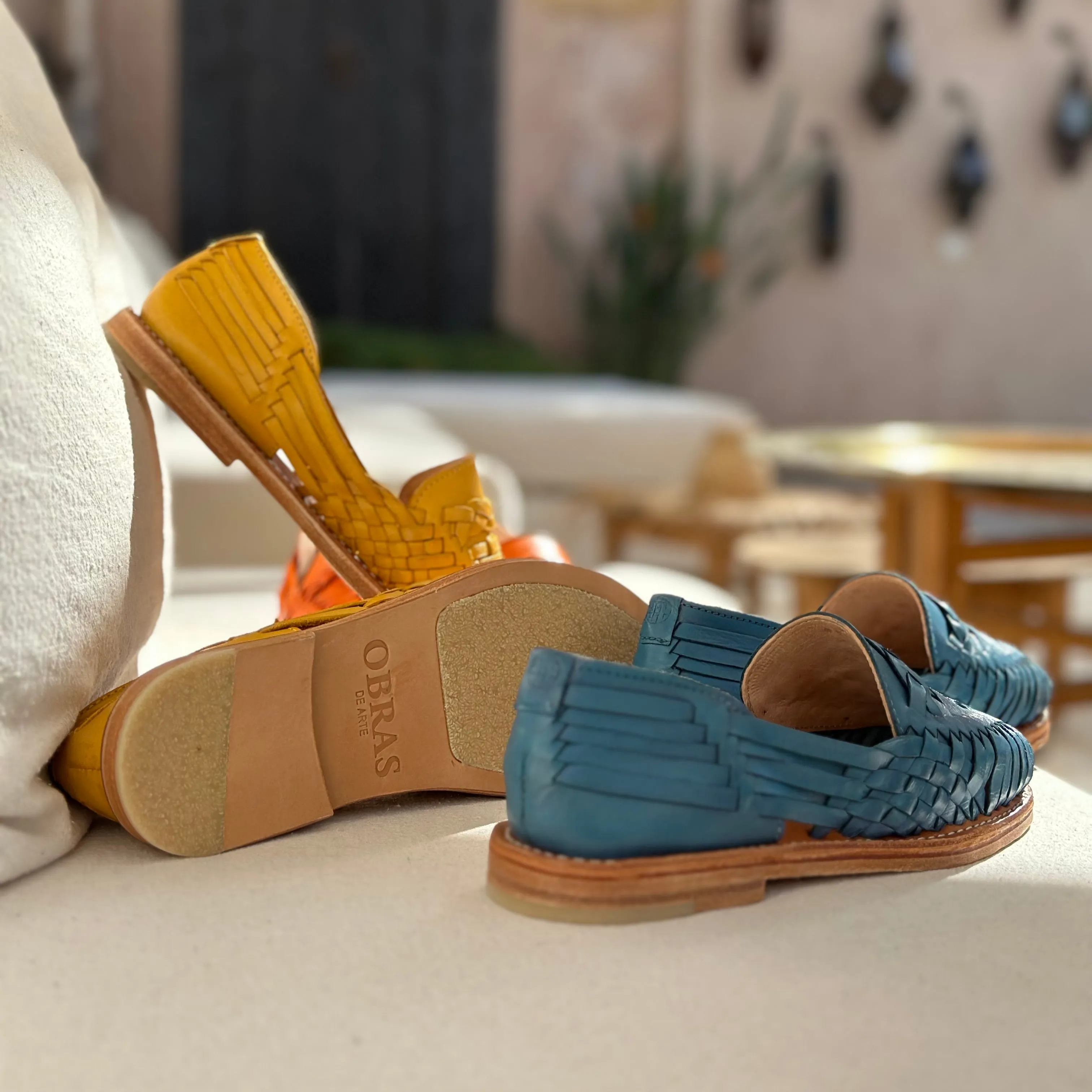 Yellow Leather Isabel Loafer