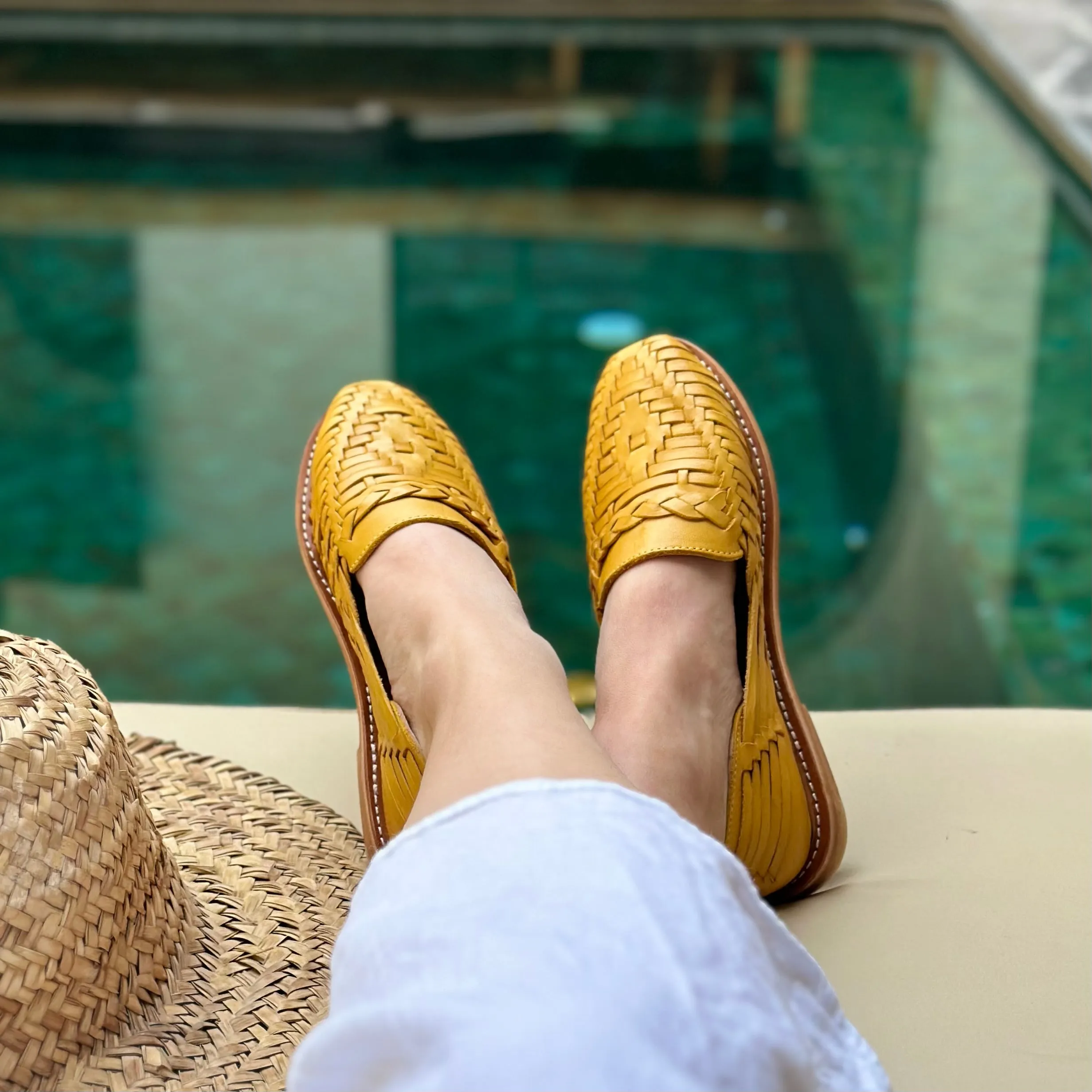 Yellow Leather Isabel Loafer