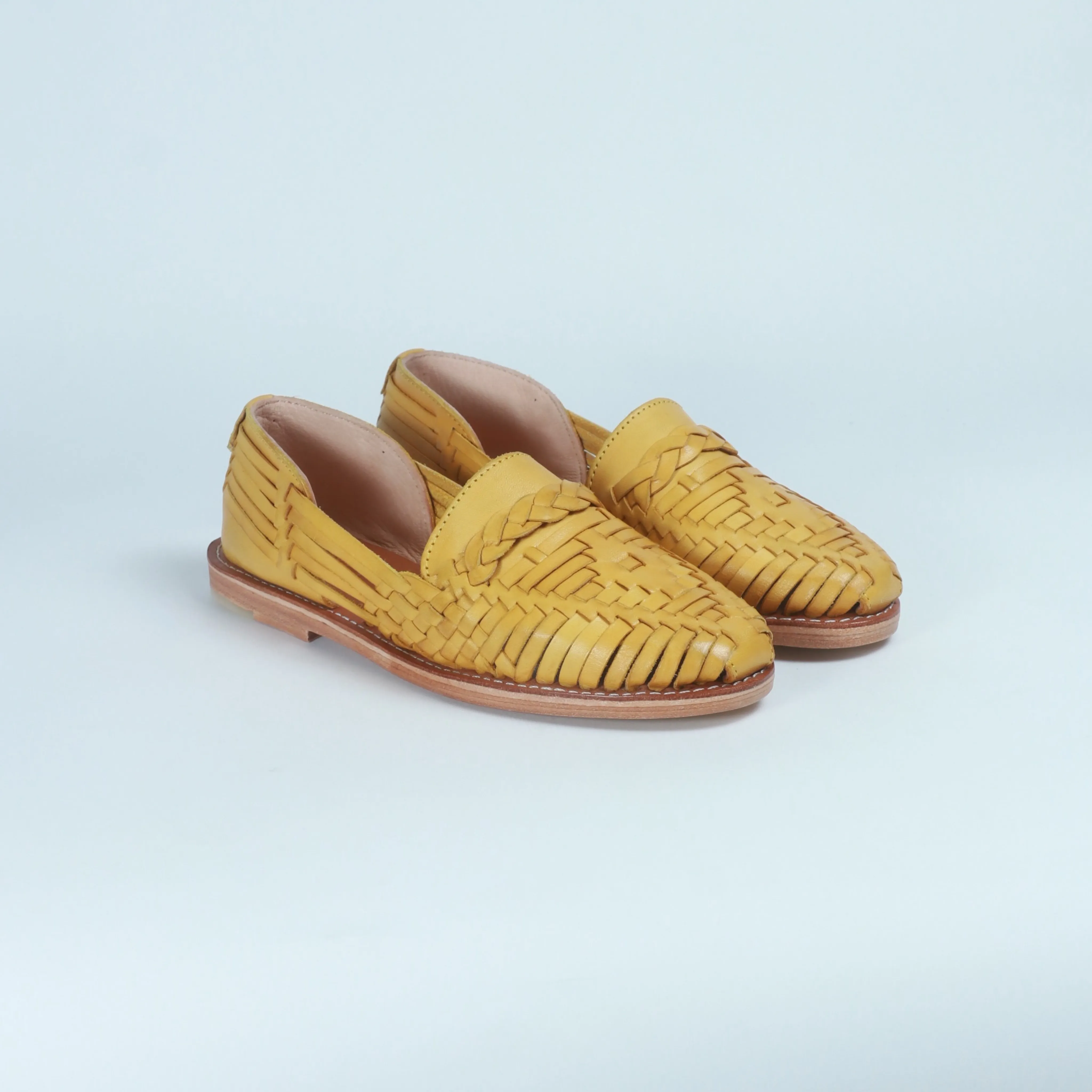 Yellow Leather Isabel Loafer
